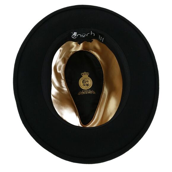 Epoch Hats Company Men's Wool Felt Fedora with Grosgrain Bow Hatband - Picture 3 of 4